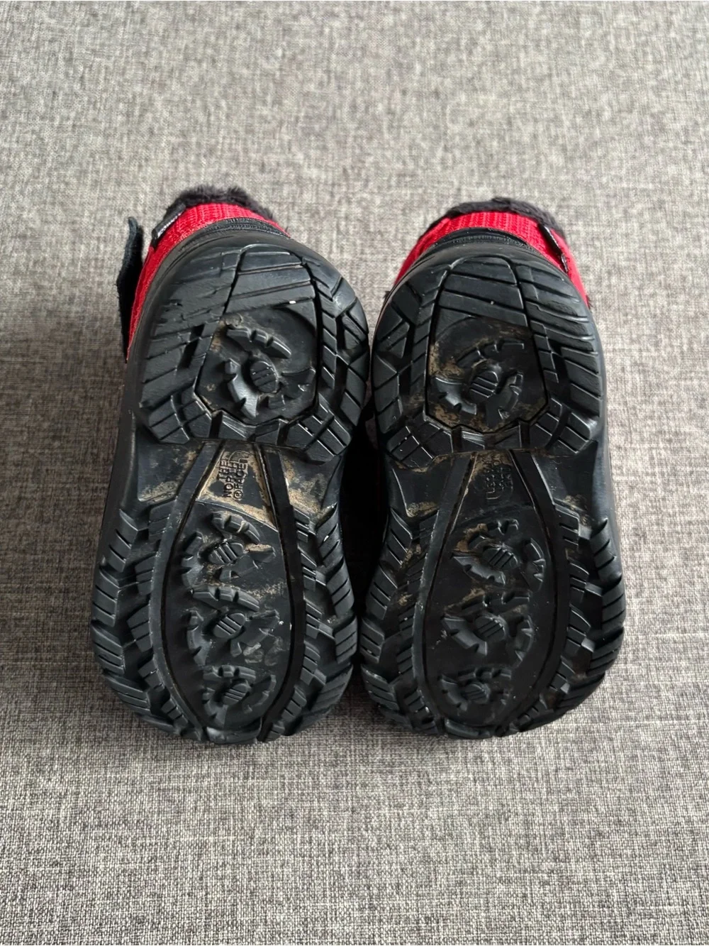 The North Face bright red